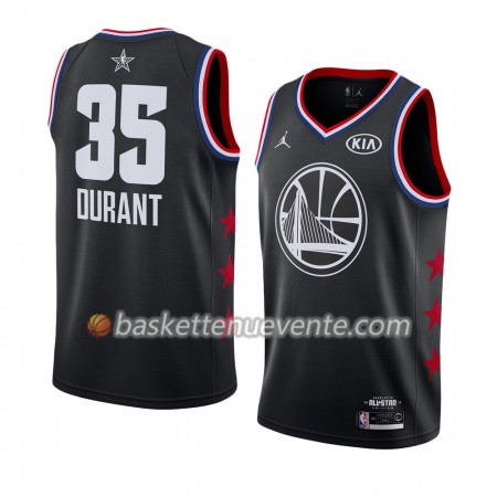 Maillot Basket Golden State Warriors Kevin Durant 35 2019 All-Star Jordan Brand Noir Swingman - Homme